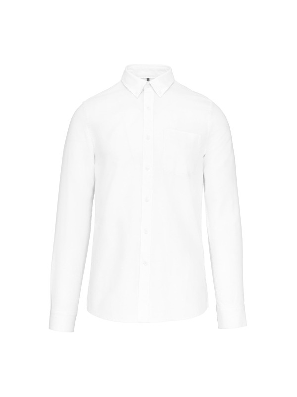 Camisa em Oxford de manga comprida - K516