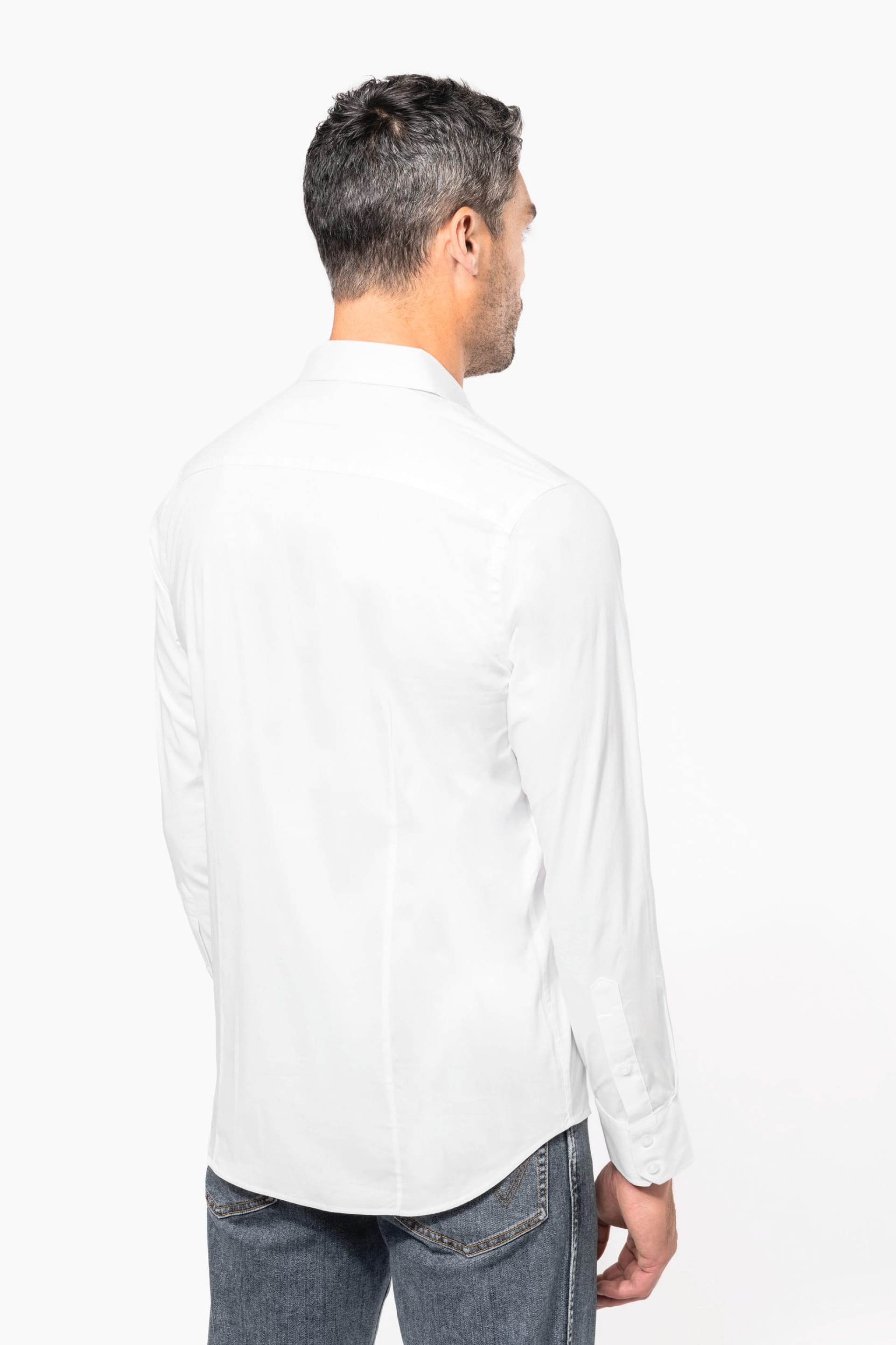 Camisa de manga comprida com Stretch - K529