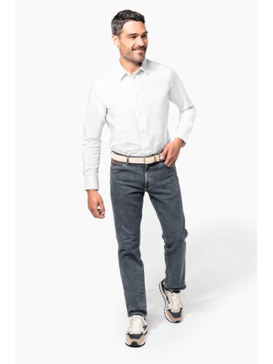 Camisa de manga comprida com Stretch - K529