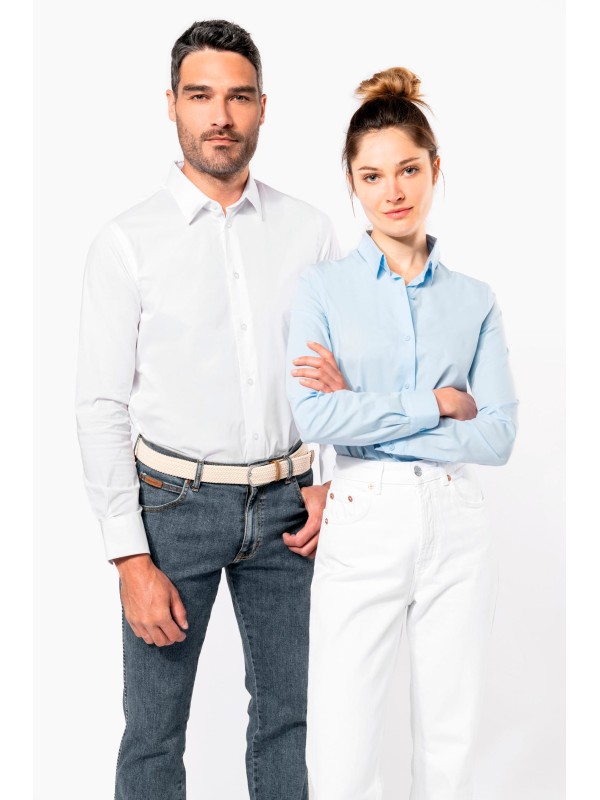 Camisa de manga comprida com Stretch - K529