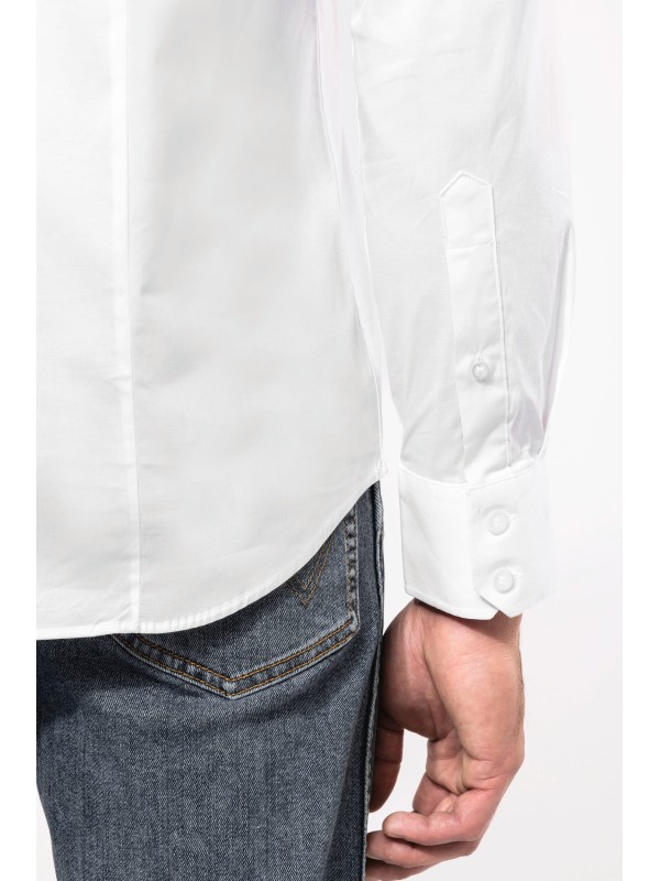 Camisa de manga comprida com Stretch - K529