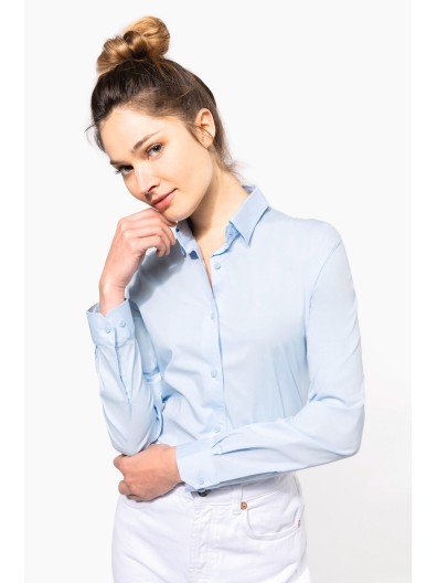 Camisa manga comprida  com Stretch - K530