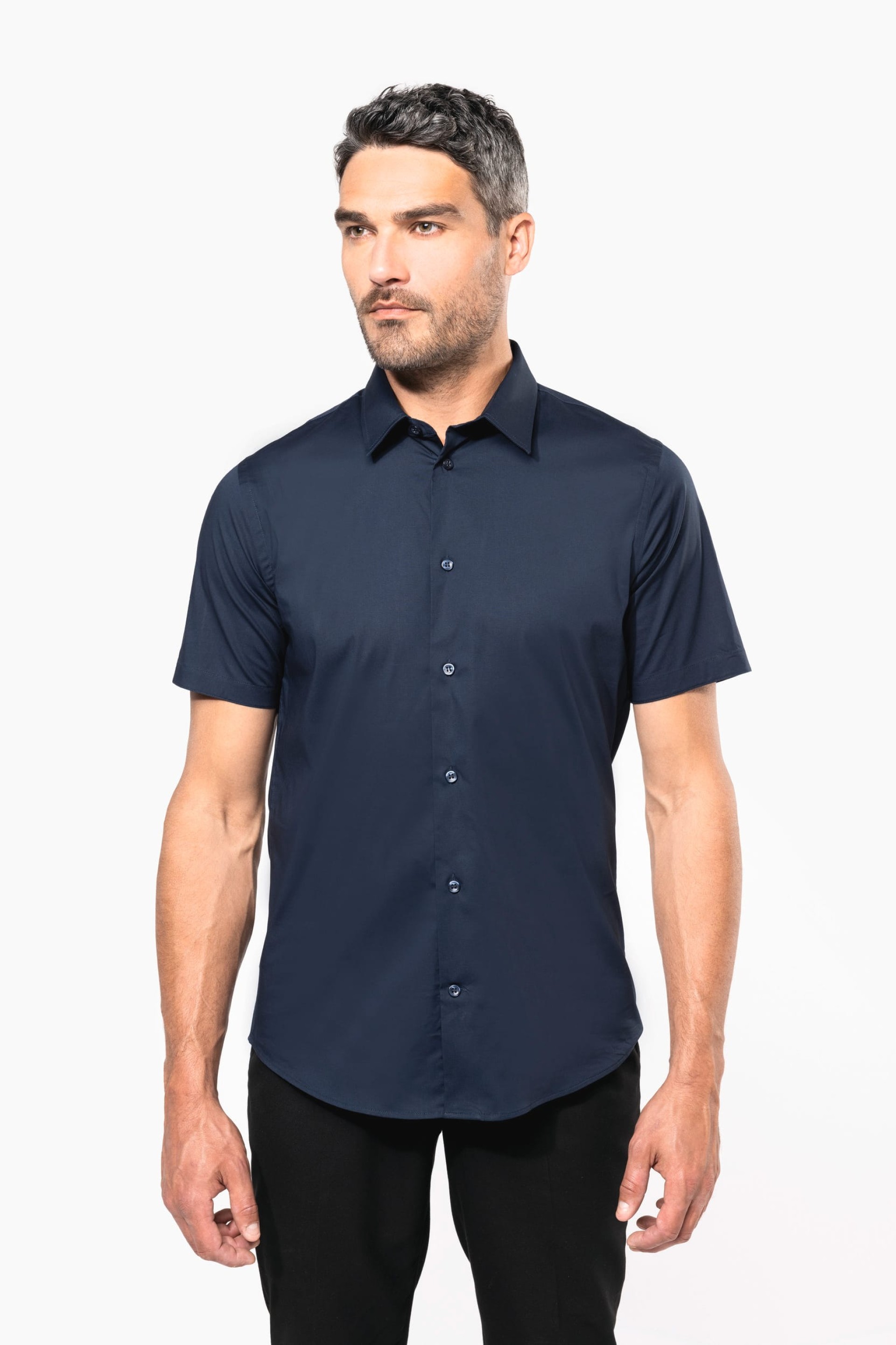 Camisa de manga curta com Stretch - K531