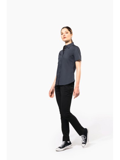 Camisa manga curta com Stretch - K532