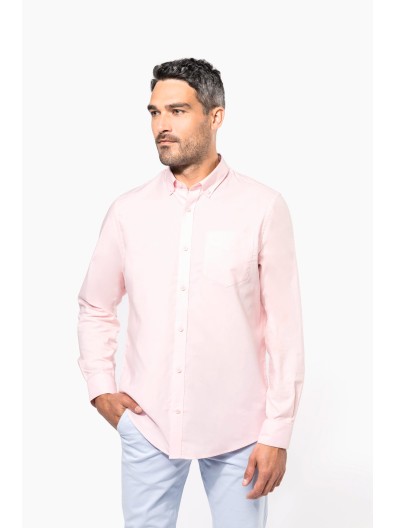 Camisa manga comprida em Oxford de tratamento f�cil - K533C