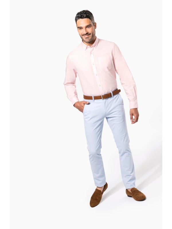 Camisa manga comprida em Oxford de tratamento f�cil - K533C