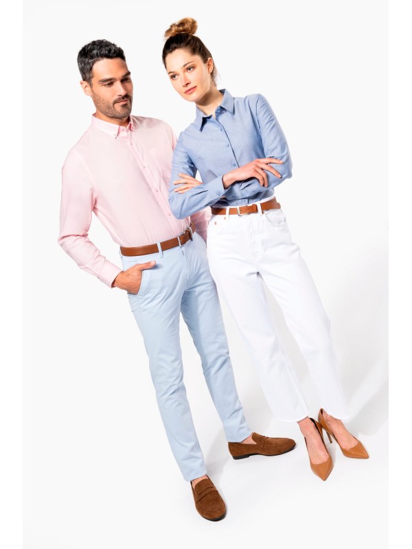 Camisa manga comprida em Oxford de tratamento f�cil - K533C