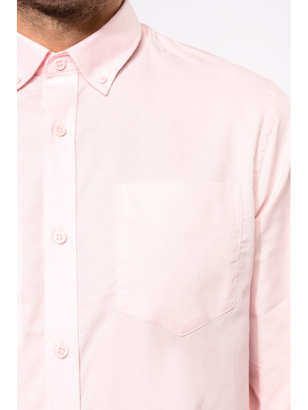 Camisa manga comprida em Oxford de tratamento f�cil - K533C