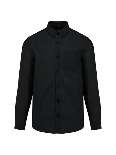 Camisa manga comprida em Oxford de tratamento fcil - K533C
