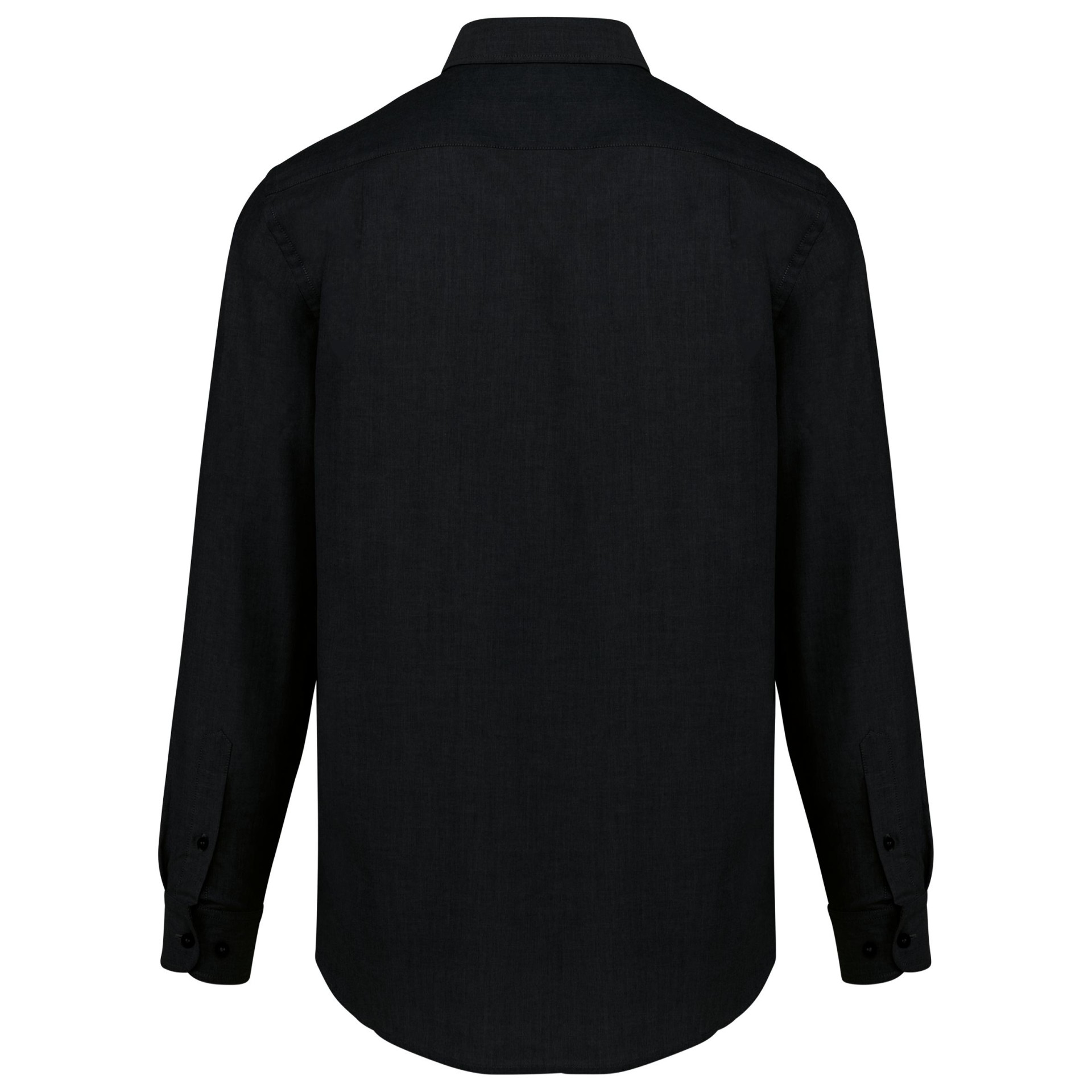 Camisa manga comprida em Oxford de tratamento fácil - K533C
