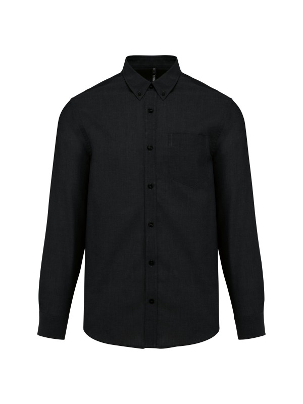 Camisa manga comprida em Oxford de tratamento fcil - K533C
