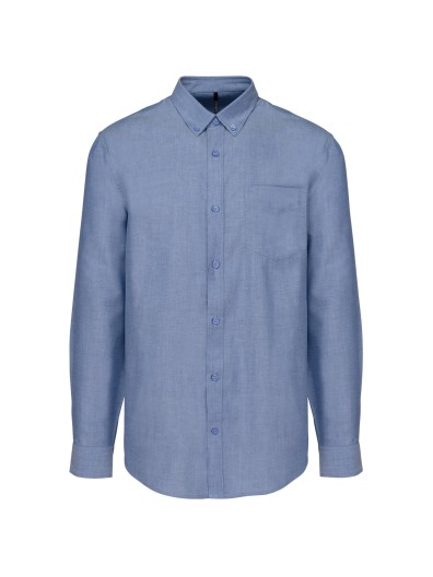 Camisa manga comprida em Oxford de tratamento fcil - K533C