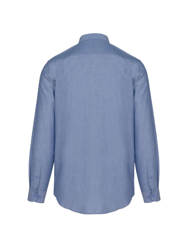 Camisa manga comprida em Oxford de tratamento f�cil - K533C