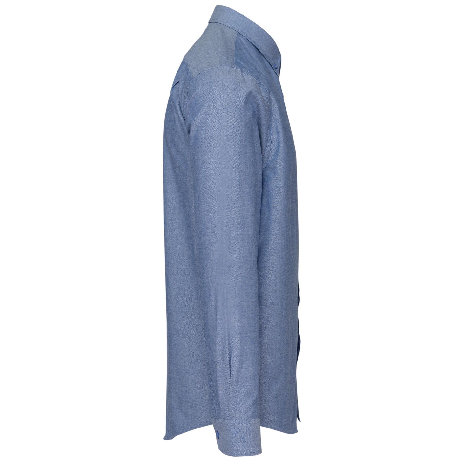 Camisa manga comprida em Oxford de tratamento fácil - K533C