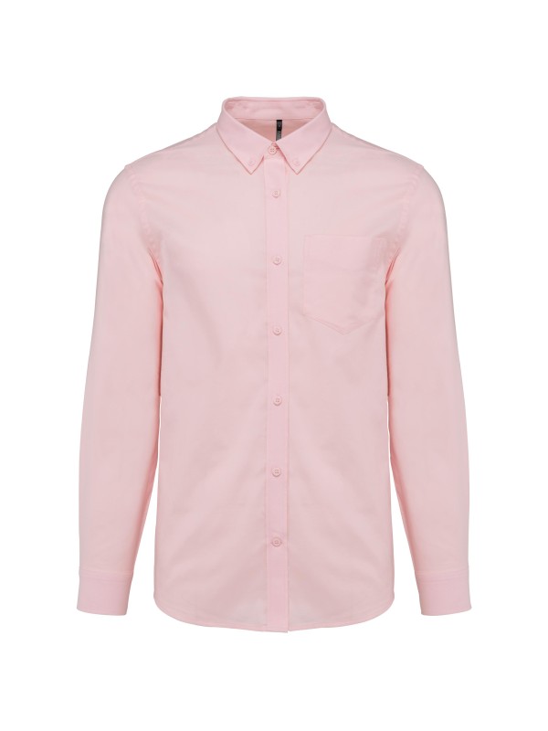 Camisa manga comprida em Oxford de tratamento fcil - K533C