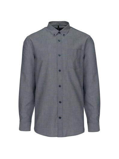 Camisa manga comprida em Oxford de tratamento fácil - K533C Camisa manga comprida em Oxford de tratamento fácil - K533C
