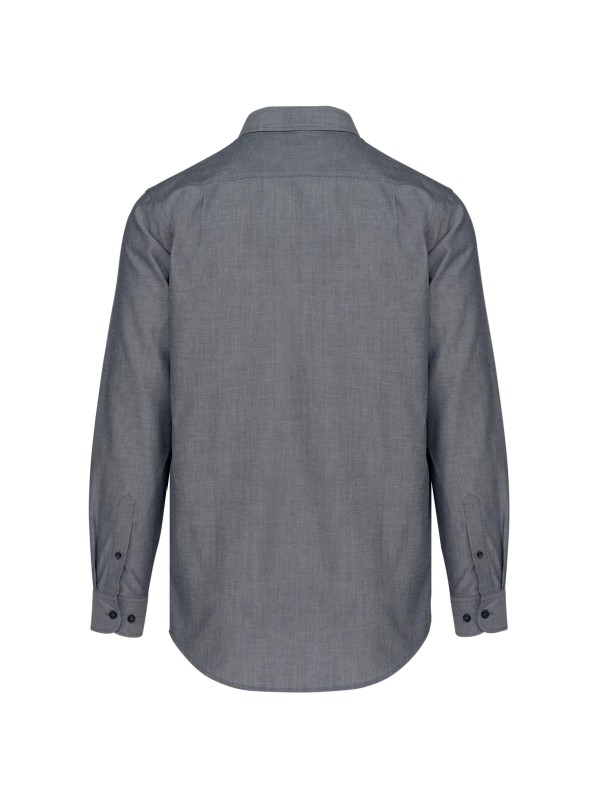 Camisa manga comprida em Oxford de tratamento fácil - K533C
