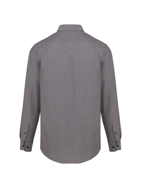 Camisa manga comprida em Oxford de tratamento f�cil - K533C