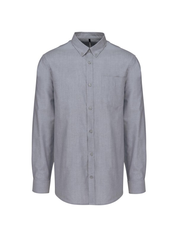 Camisa manga comprida em Oxford de tratamento fcil - K533C