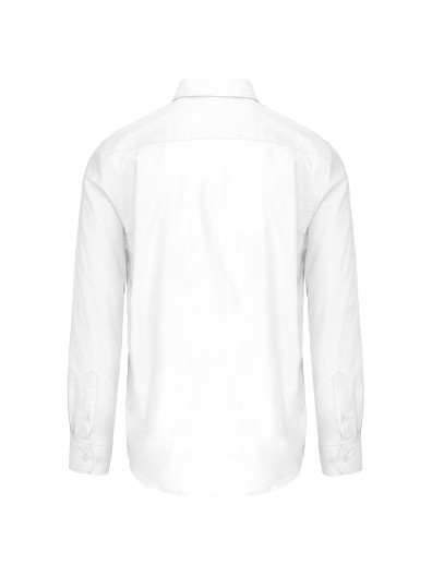 Camisa manga comprida em Oxford de tratamento f�cil - K533