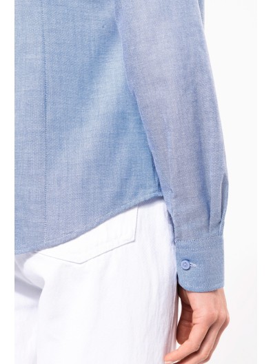 Camisa manga comprida em Oxford de tratamento f�cil - K534