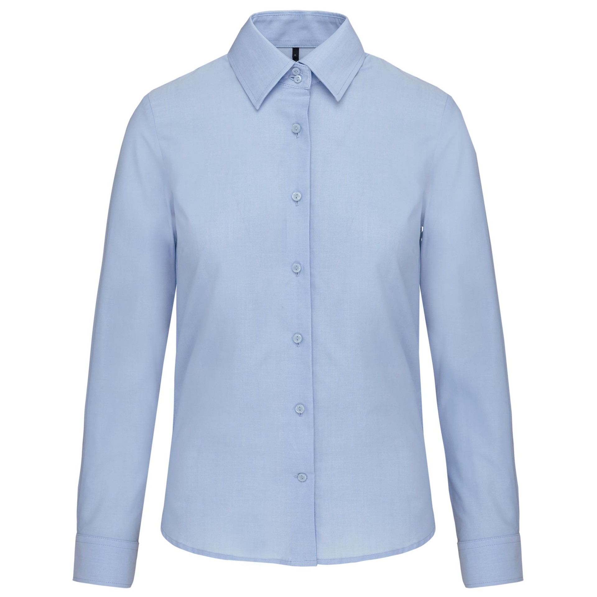 Camisa manga comprida em Oxford de tratamento fácil - K534C