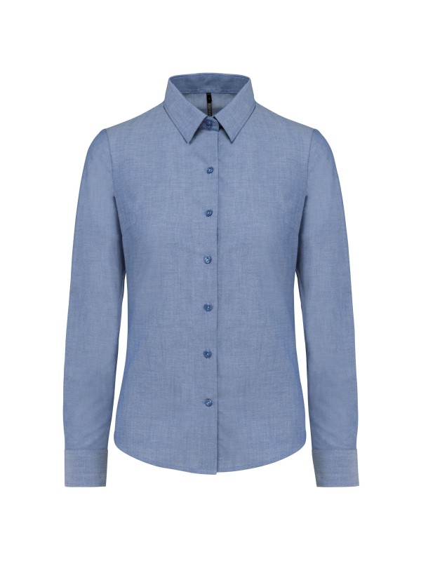 Camisa manga comprida em Oxford de tratamento fcil - K534C