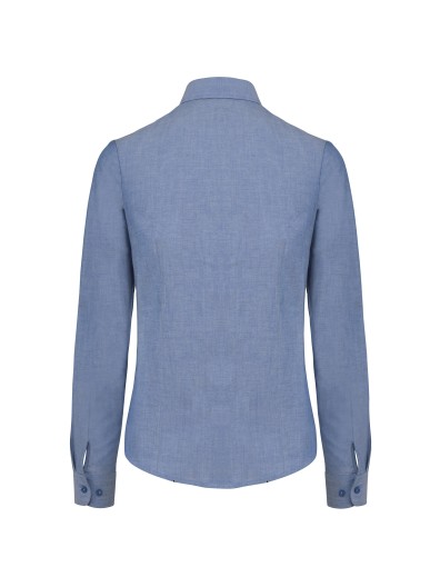 Camisa manga comprida em Oxford de tratamento f�cil - K534C