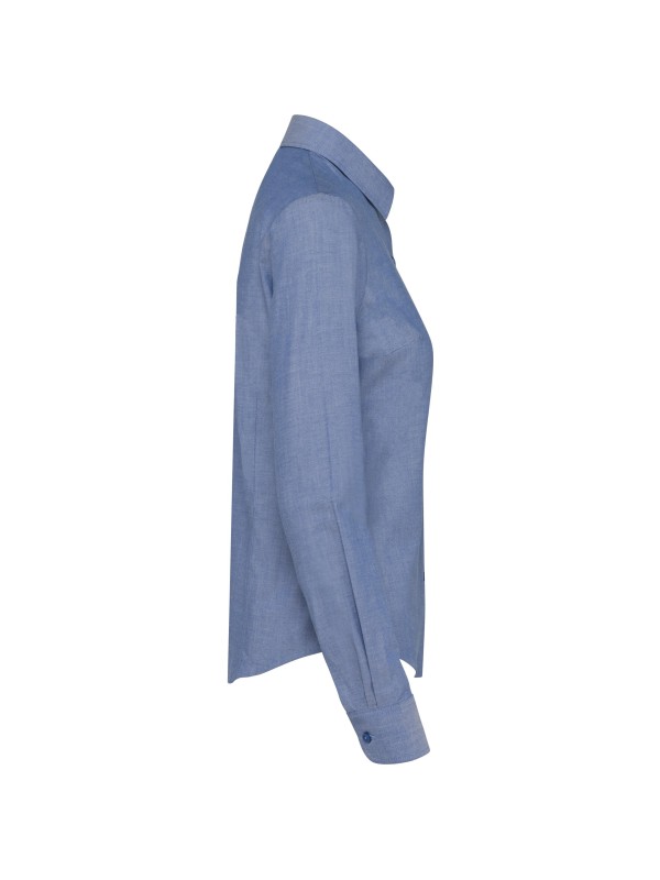 Camisa manga comprida em Oxford de tratamento f�cil - K534C