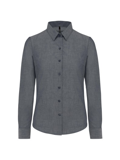 Camisa manga comprida em Oxford de tratamento f�cil - K534C