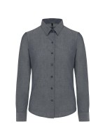 Camisa manga comprida em Oxford de tratamento fácil - K534C