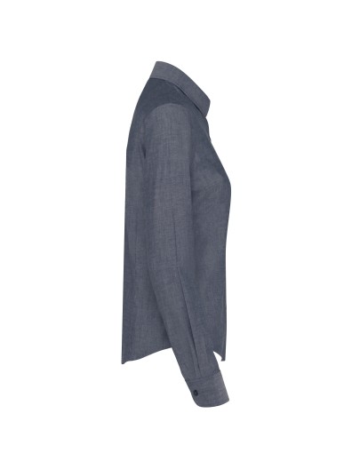 Camisa manga comprida em Oxford de tratamento f�cil - K534C