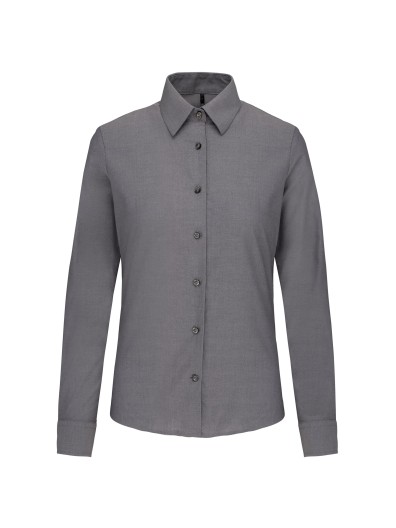 Camisa manga comprida em Oxford de tratamento fcil - K534C