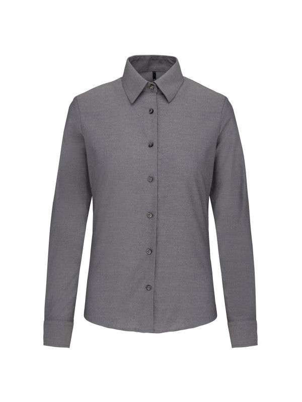 Camisa manga comprida em Oxford de tratamento fcil - K534C