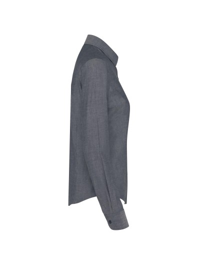 Camisa manga comprida em Oxford de tratamento f�cil - K534C