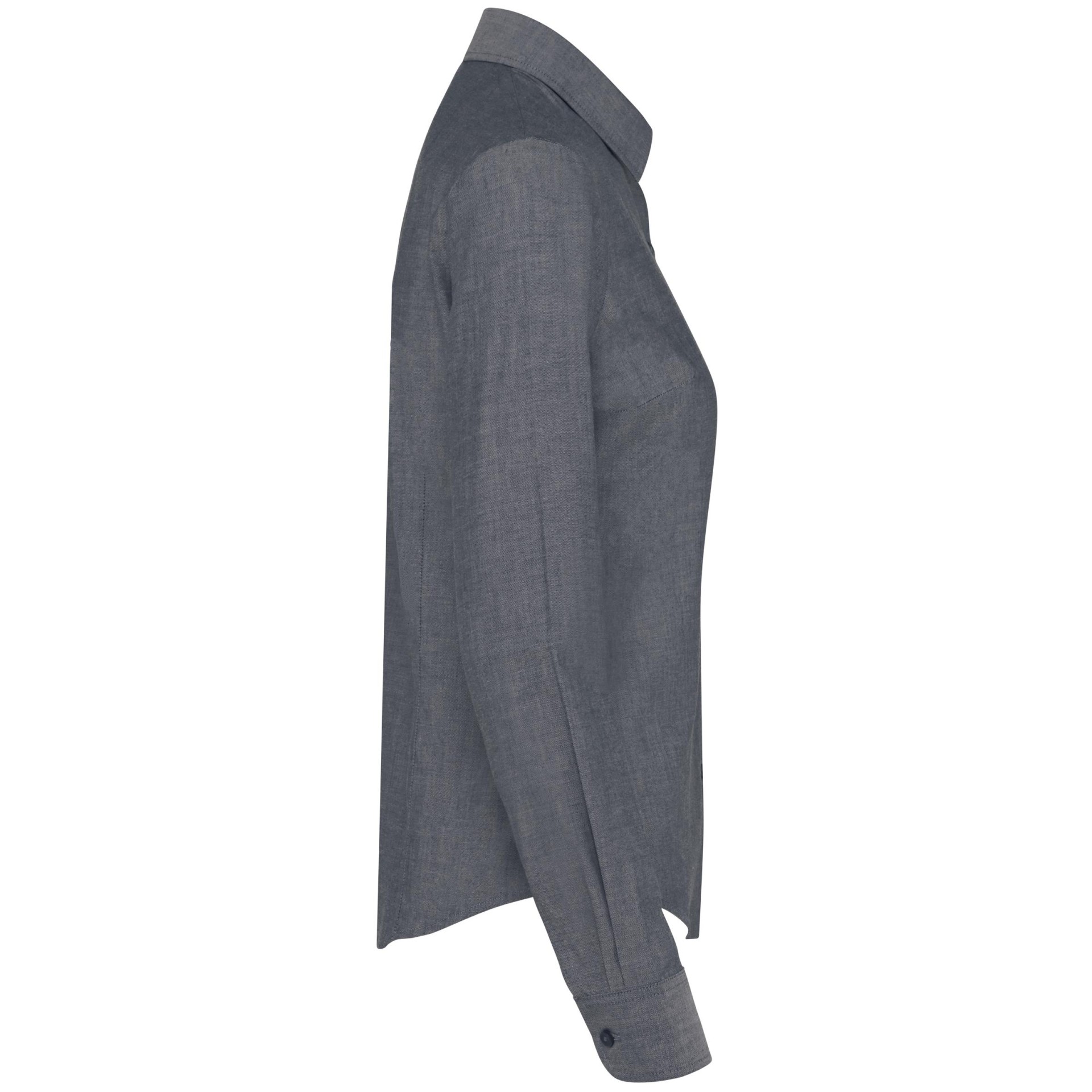 Camisa manga comprida em Oxford de tratamento fácil - K534C