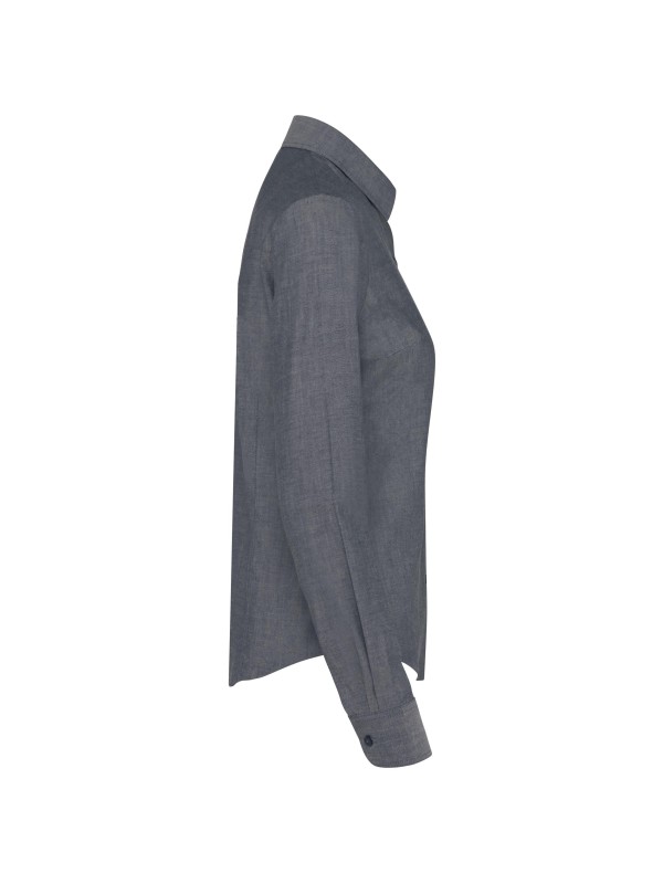 Camisa manga comprida em Oxford de tratamento f�cil - K534C