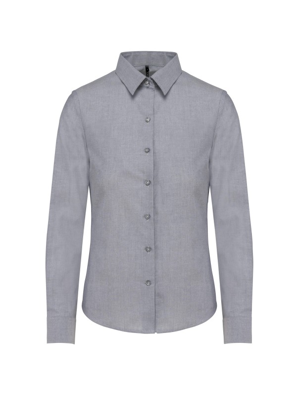 Camisa manga comprida em Oxford de tratamento fcil - K534C