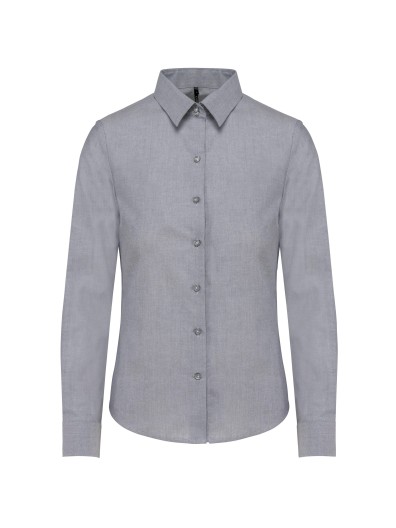 Camisa manga comprida em Oxford de tratamento fcil - K534C
