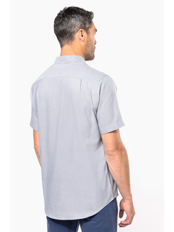 Camisa manga curta em Oxford de tratamento f�cil - K535C