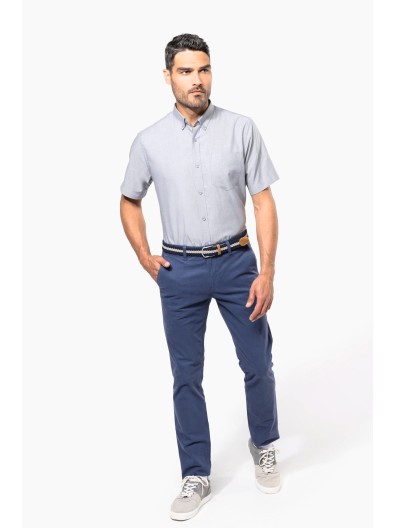 Camisa manga curta em Oxford de tratamento f�cil - K535C