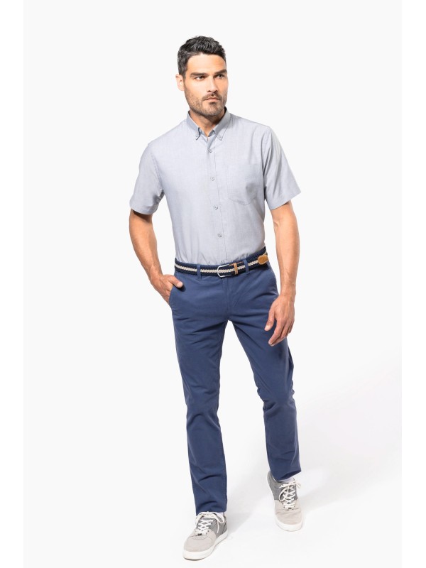Camisa manga curta em Oxford de tratamento f�cil - K535C