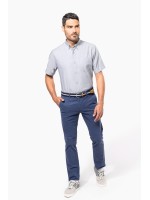 Camisa manga curta em Oxford de tratamento fcil - K535C