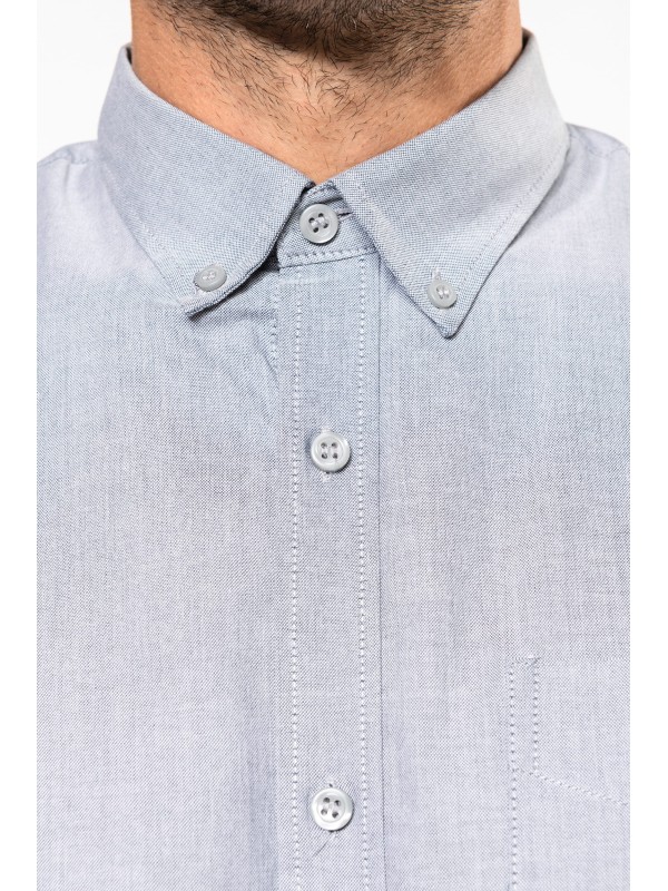 Camisa manga curta em Oxford de tratamento f�cil - K535C