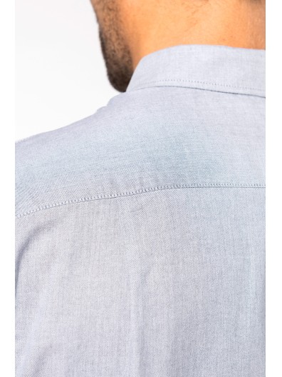 Camisa manga curta em Oxford de tratamento f�cil - K535C