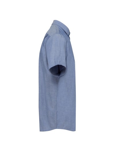 Camisa manga curta em Oxford de tratamento f�cil - K535C