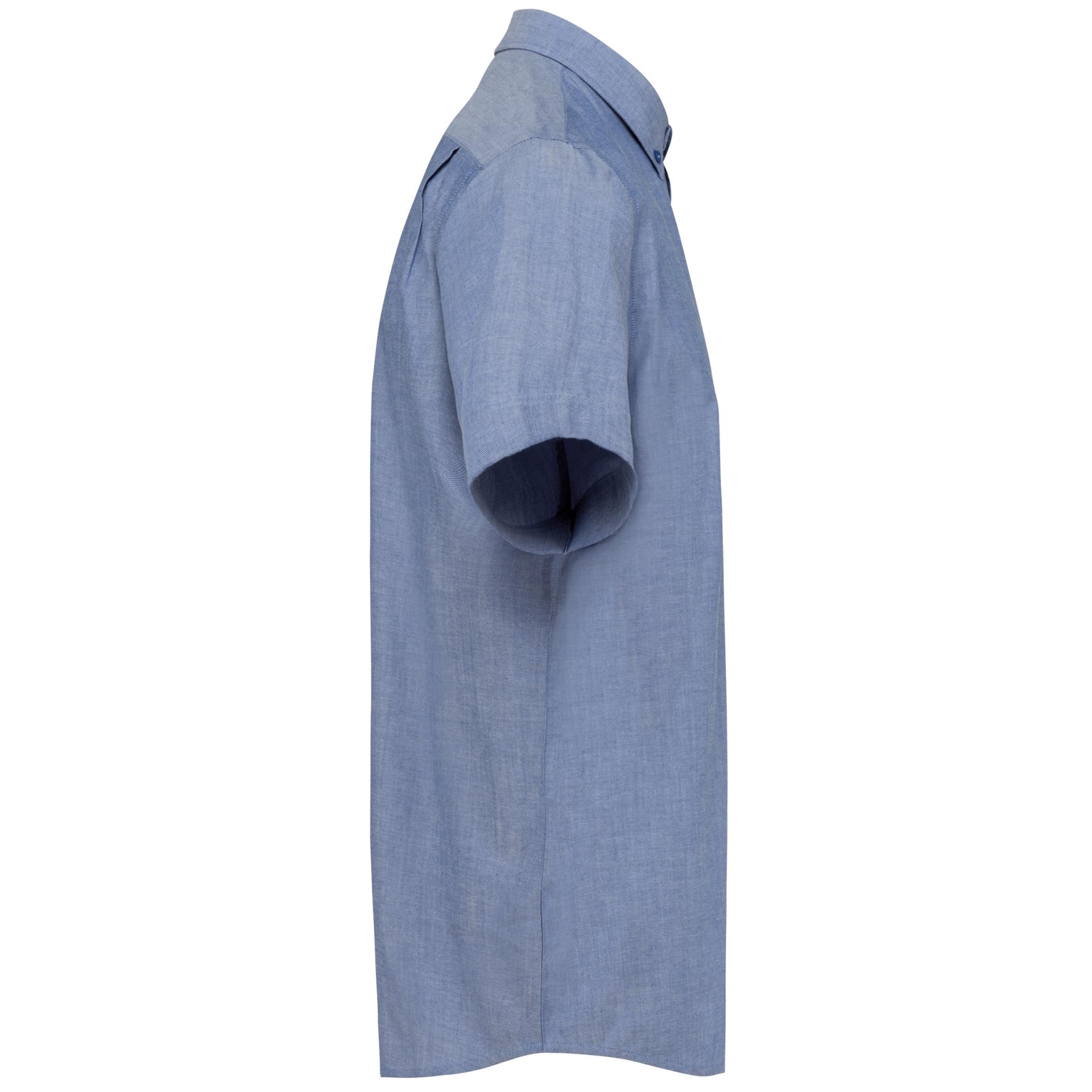 Camisa manga curta em Oxford de tratamento fácil - K535C