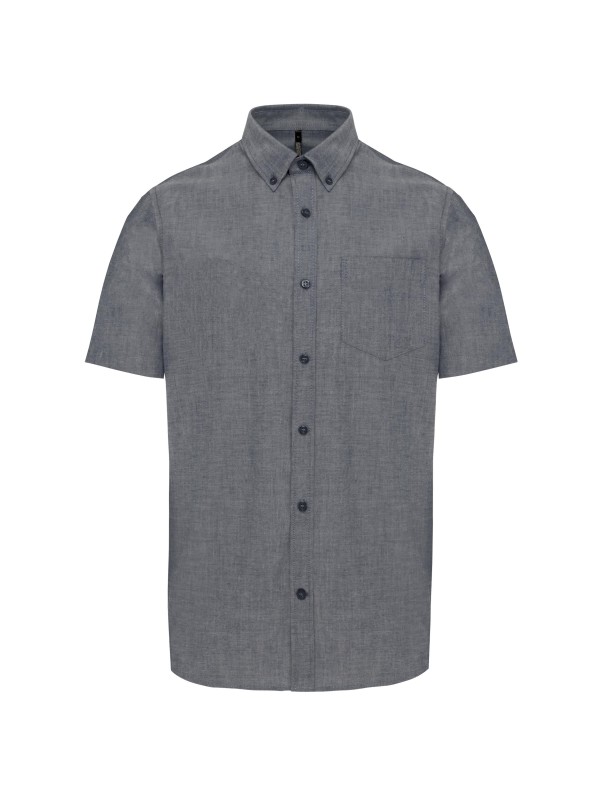 Camisa manga curta em Oxford de tratamento f�cil - K535C