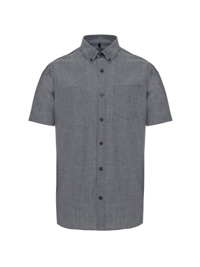 Camisa manga curta em Oxford de tratamento f�cil - K535C
