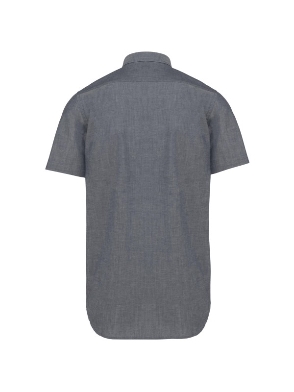 Camisa manga curta em Oxford de tratamento f�cil - K535C